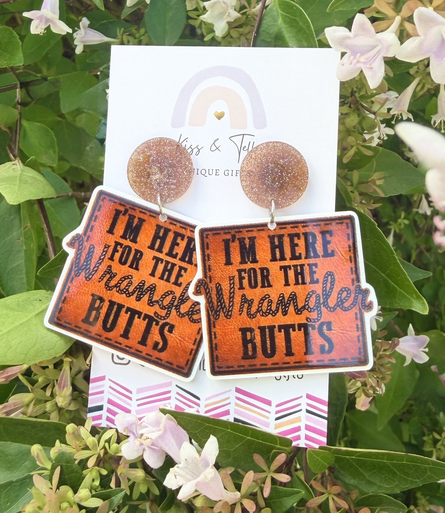 'Wrangler Butts' Dangle Earrings