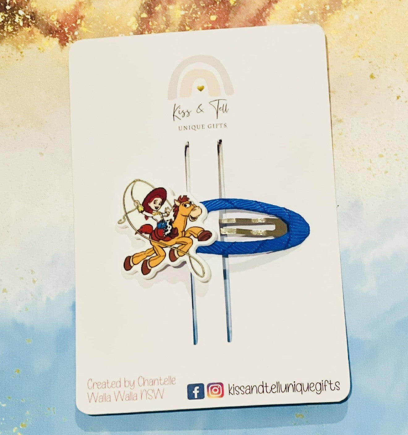 Jessie & Bullseye Hair Clips