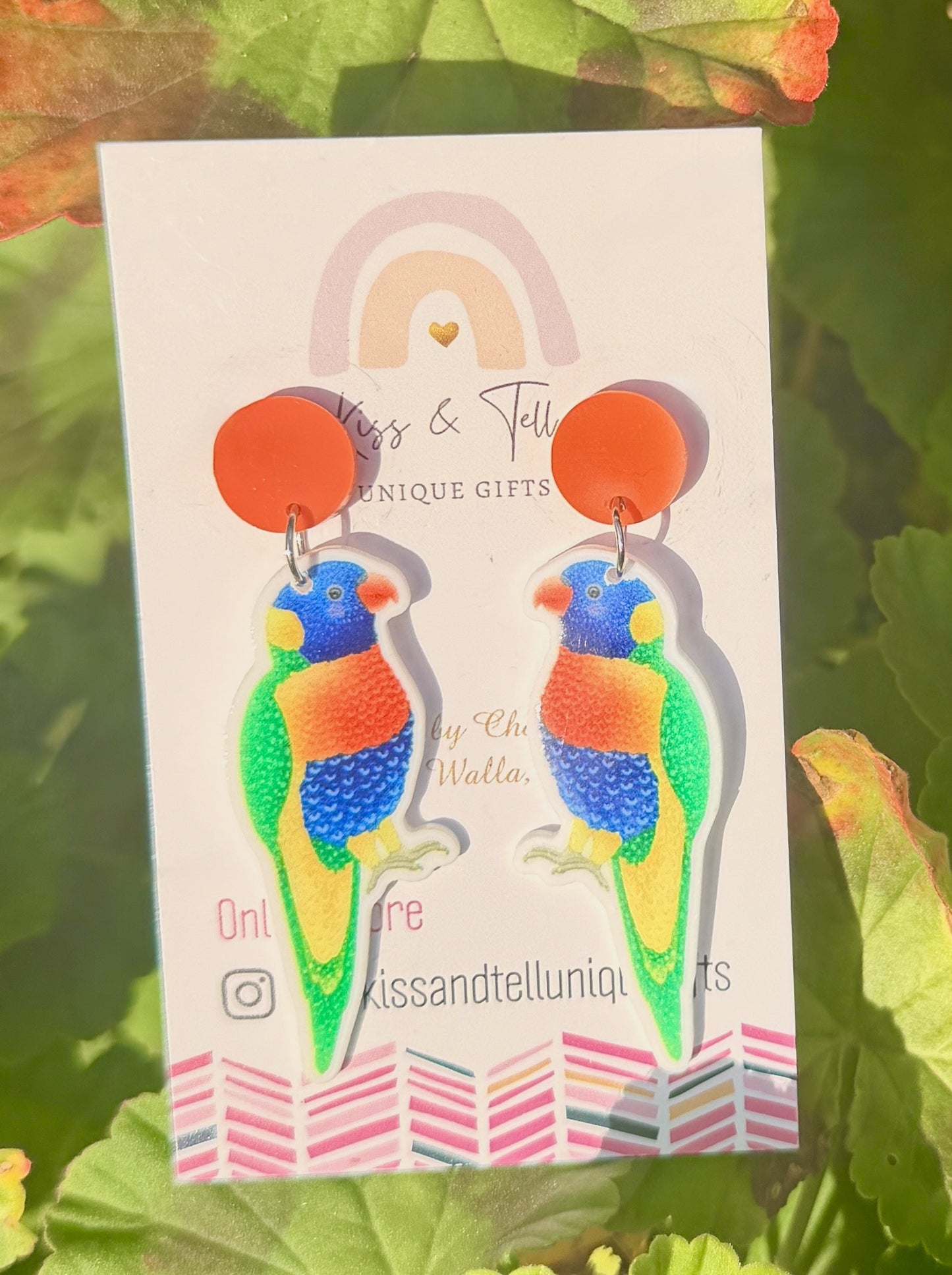Parrot Bird Dangle Earrings