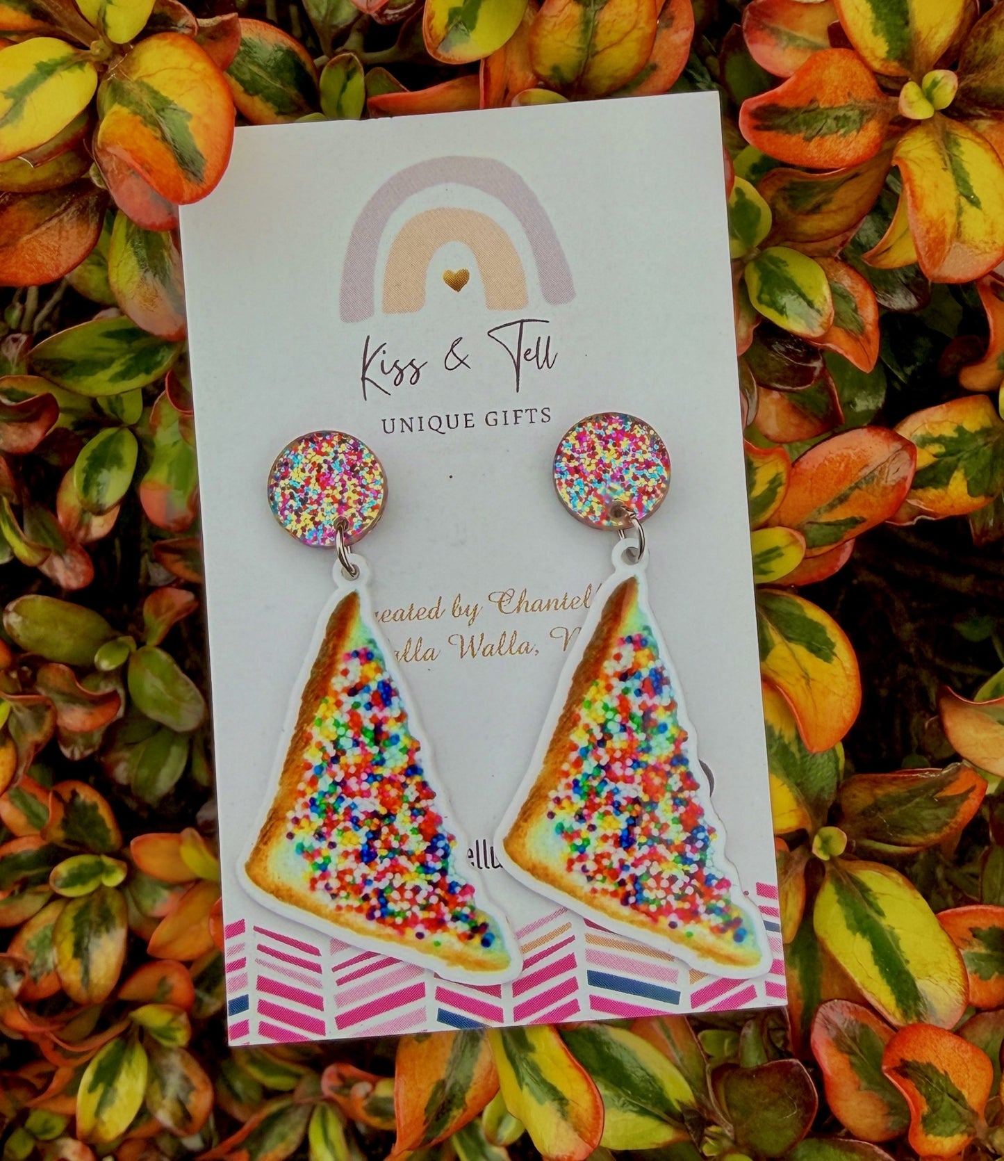 Fairy Bread Dangle Earrings