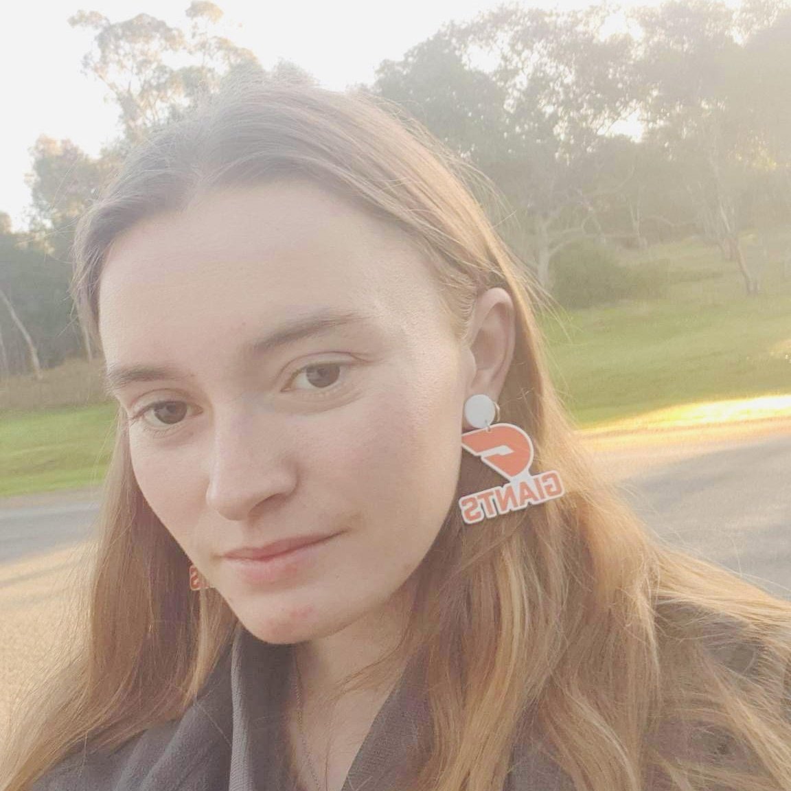 AFL Giants Team Dangle Earrings