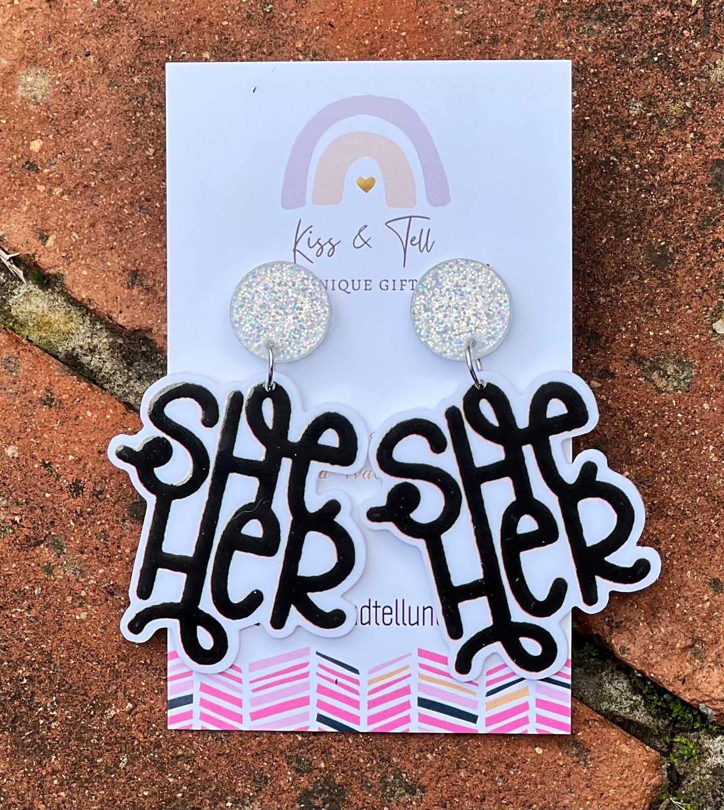 She / Her Dangle Earrings