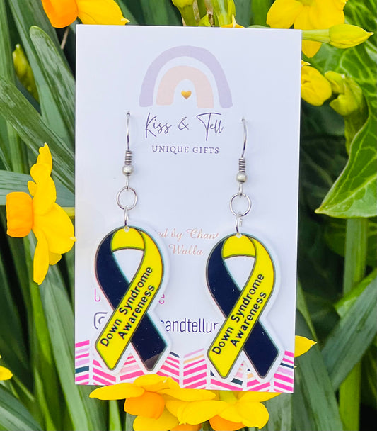 Down Syndrome Awareness Earrings