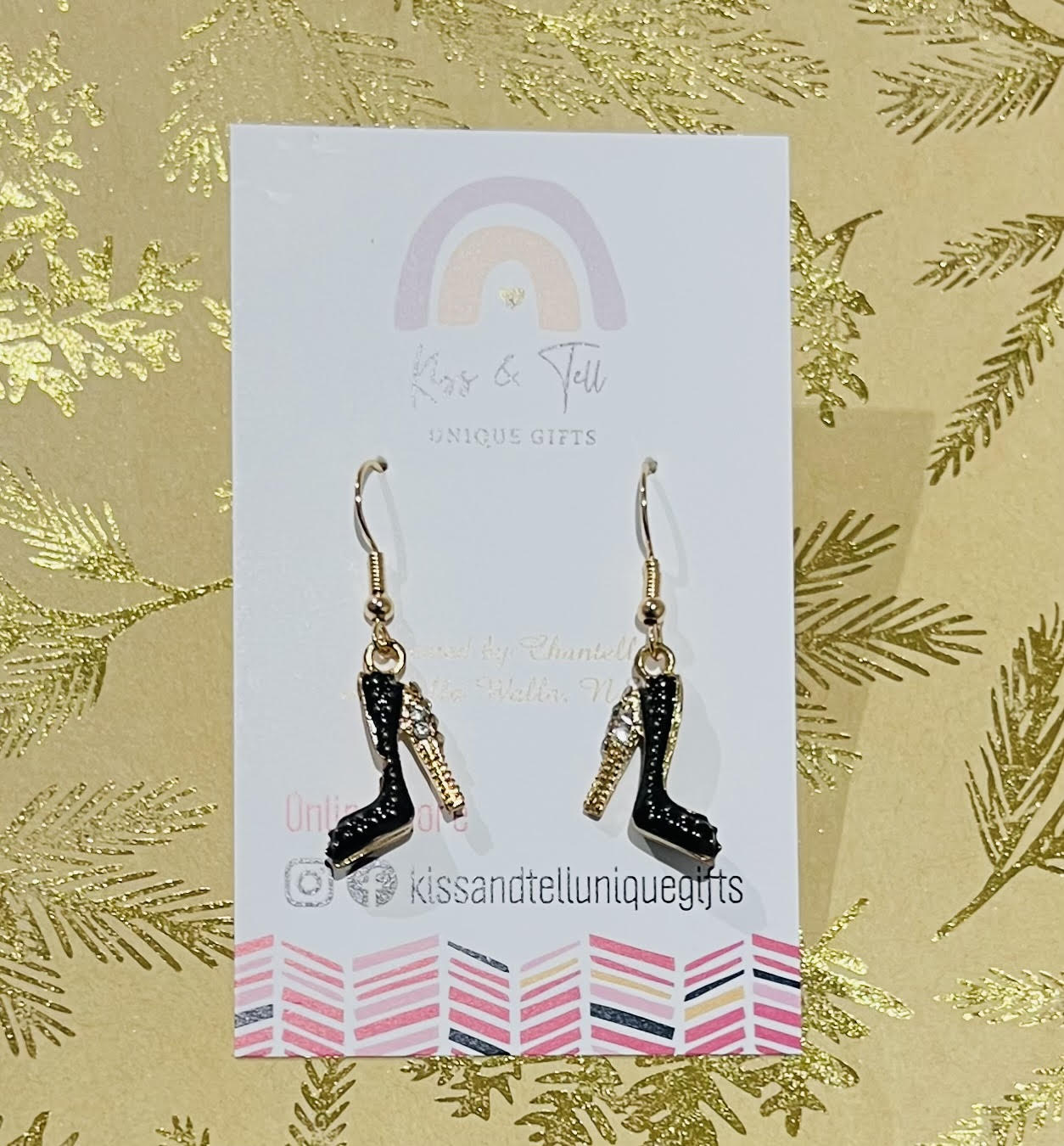 High Heel Shoes Dangle Earrings