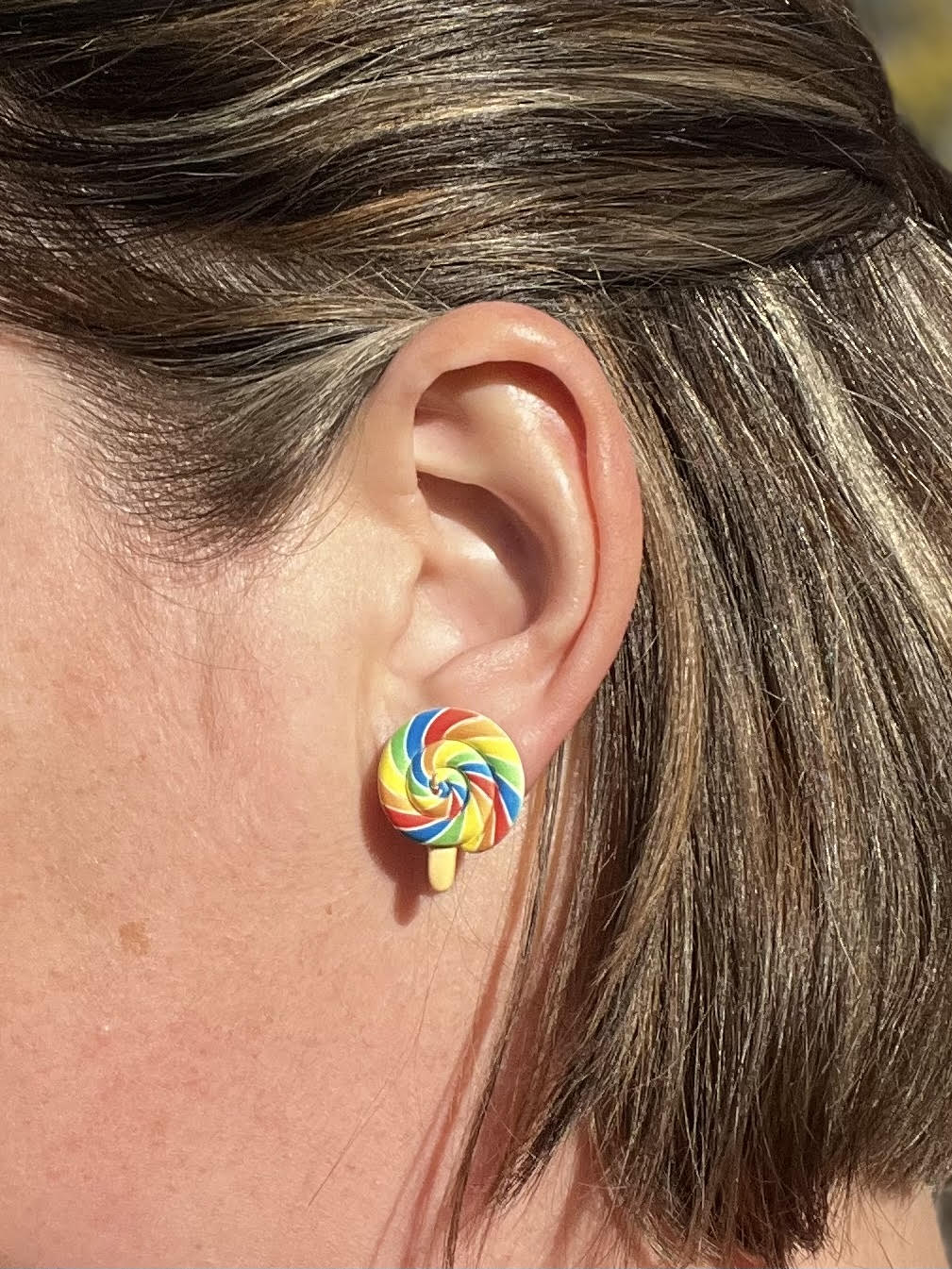 Lollipop Stud Earrings