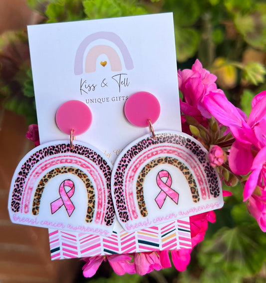 Breast Cancer Awareness Earrings