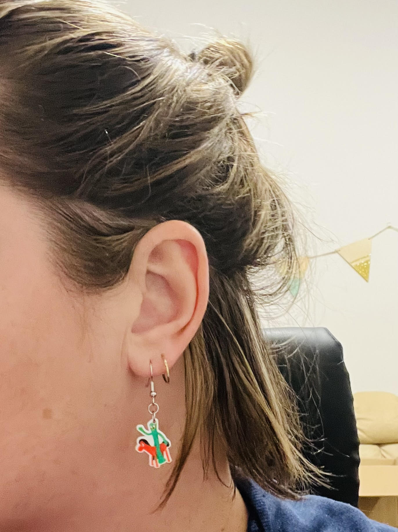 Small Gumby Dangle Earrings