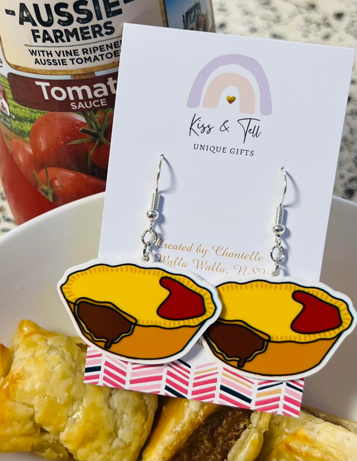 Aussie Food Dangle Earrings