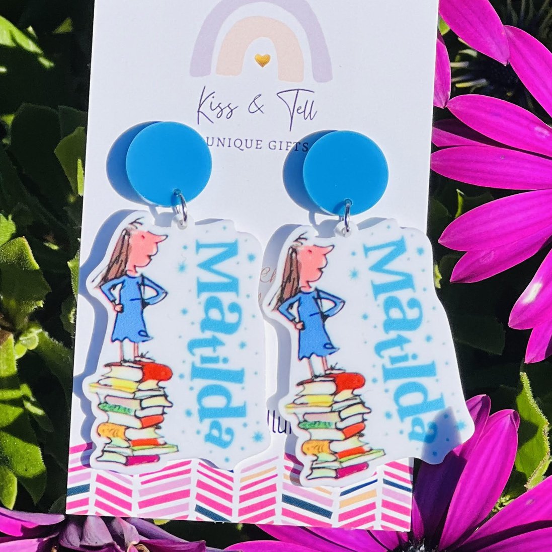 Matilda Book Character Drop Earrings