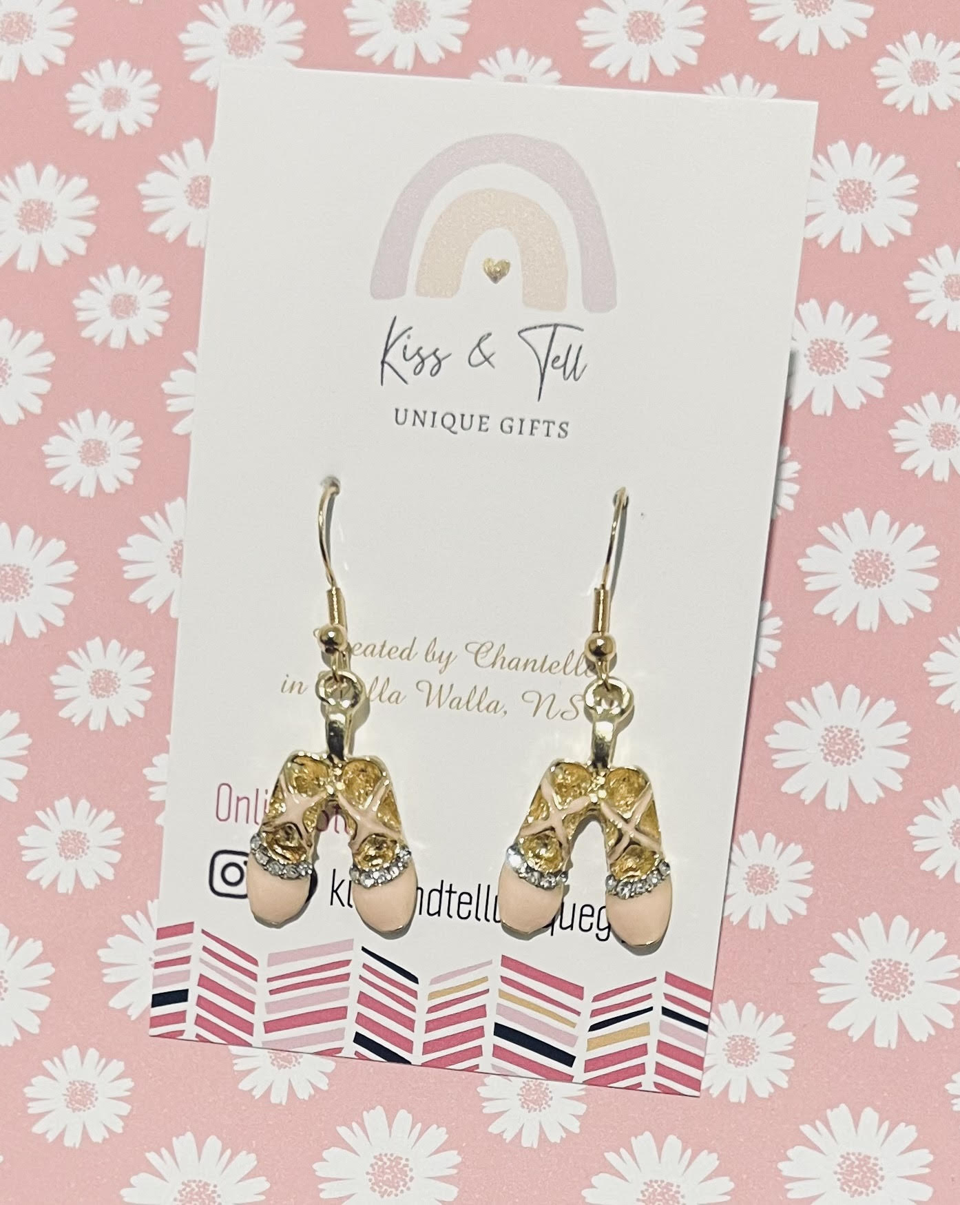 Ballet Shoes Dangle Earrings