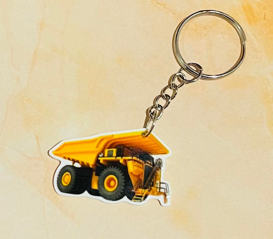 Dump Truck Keyring