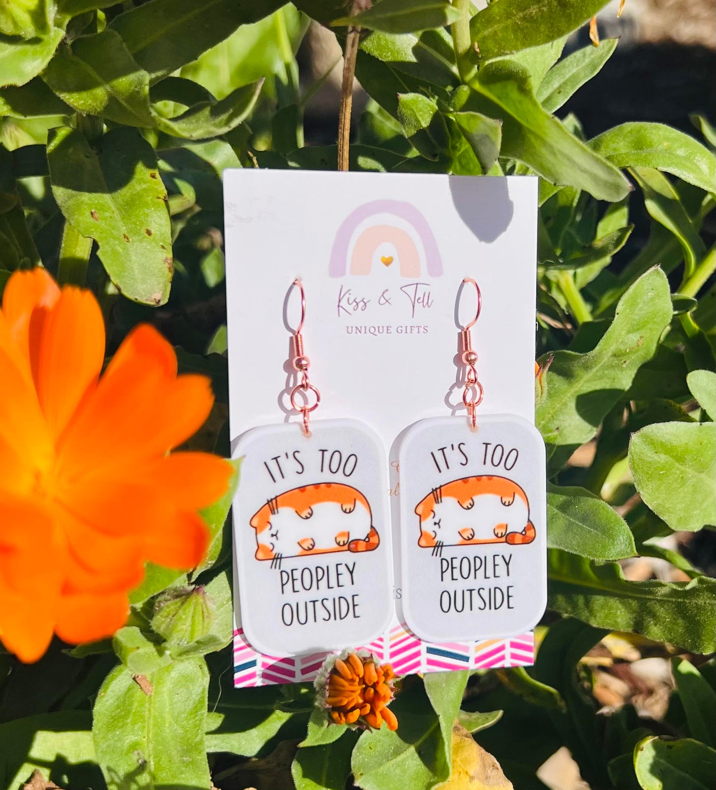 "It's Too Peopley Outside" Earrings