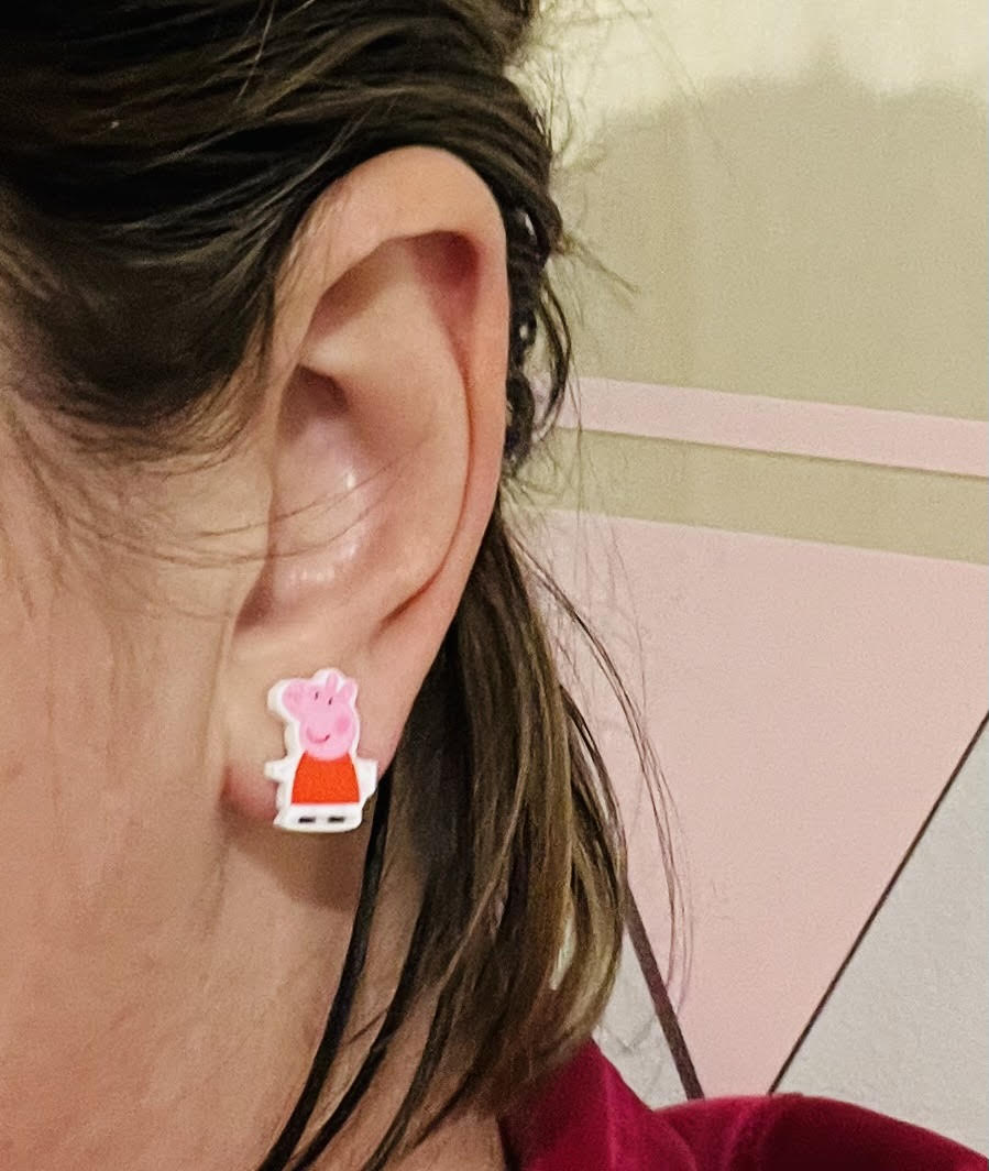 Peppa Pig Stud Earrings