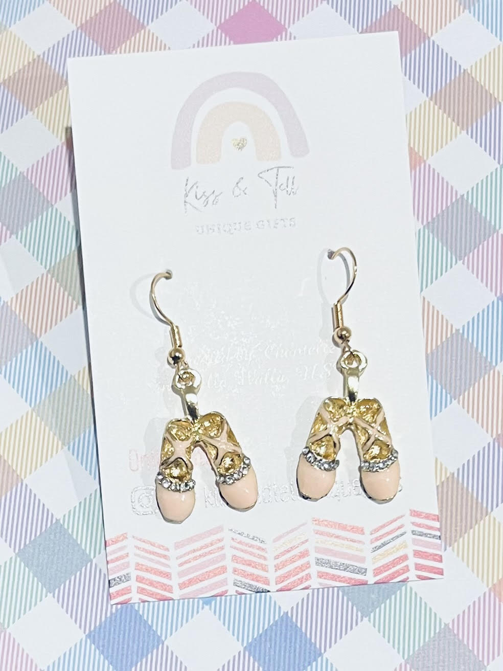 Ballet Shoes Dangle Earrings