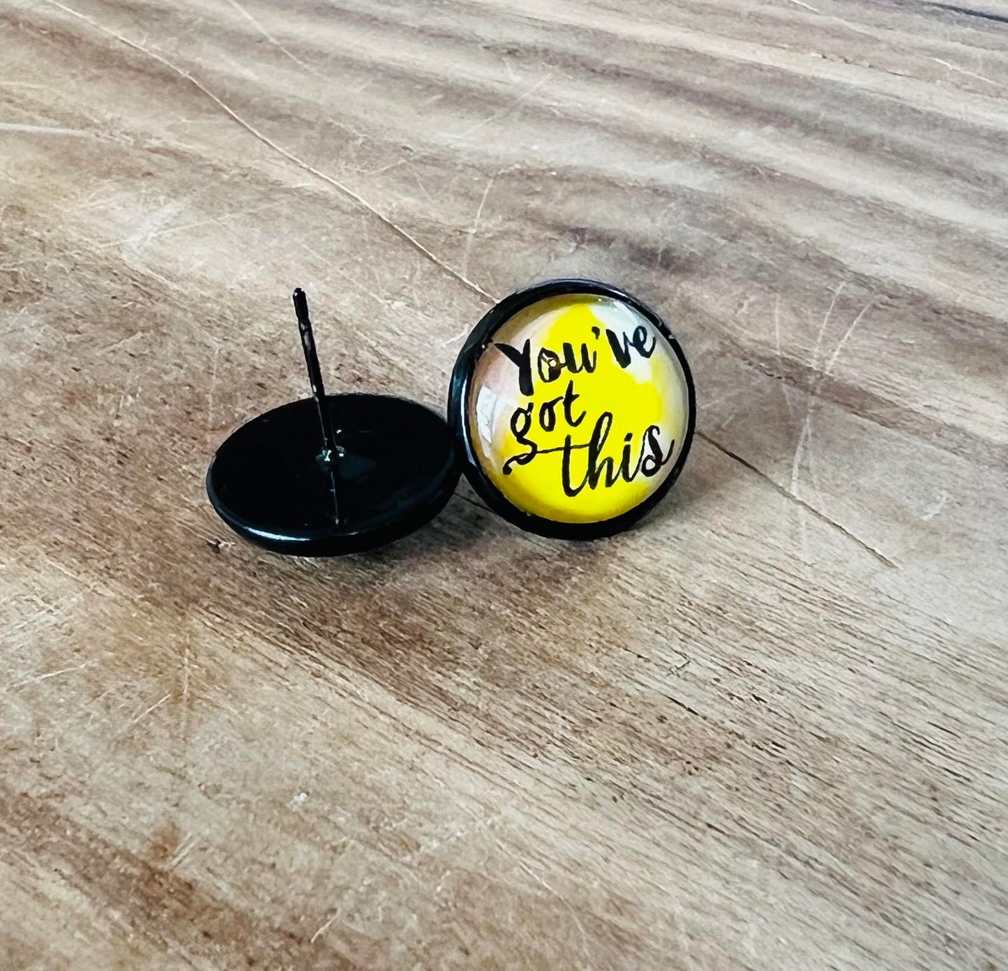 "You've Got This" Quote Stud Earrings