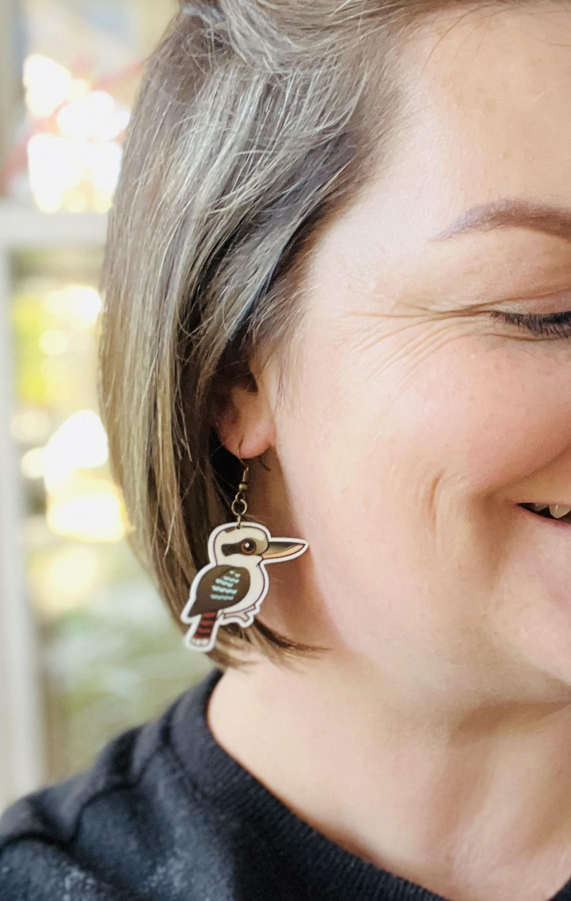 Kookaburra Dangle Earrings