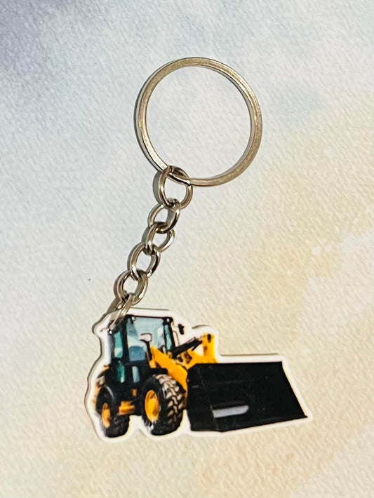 Yellow Loader Keyring