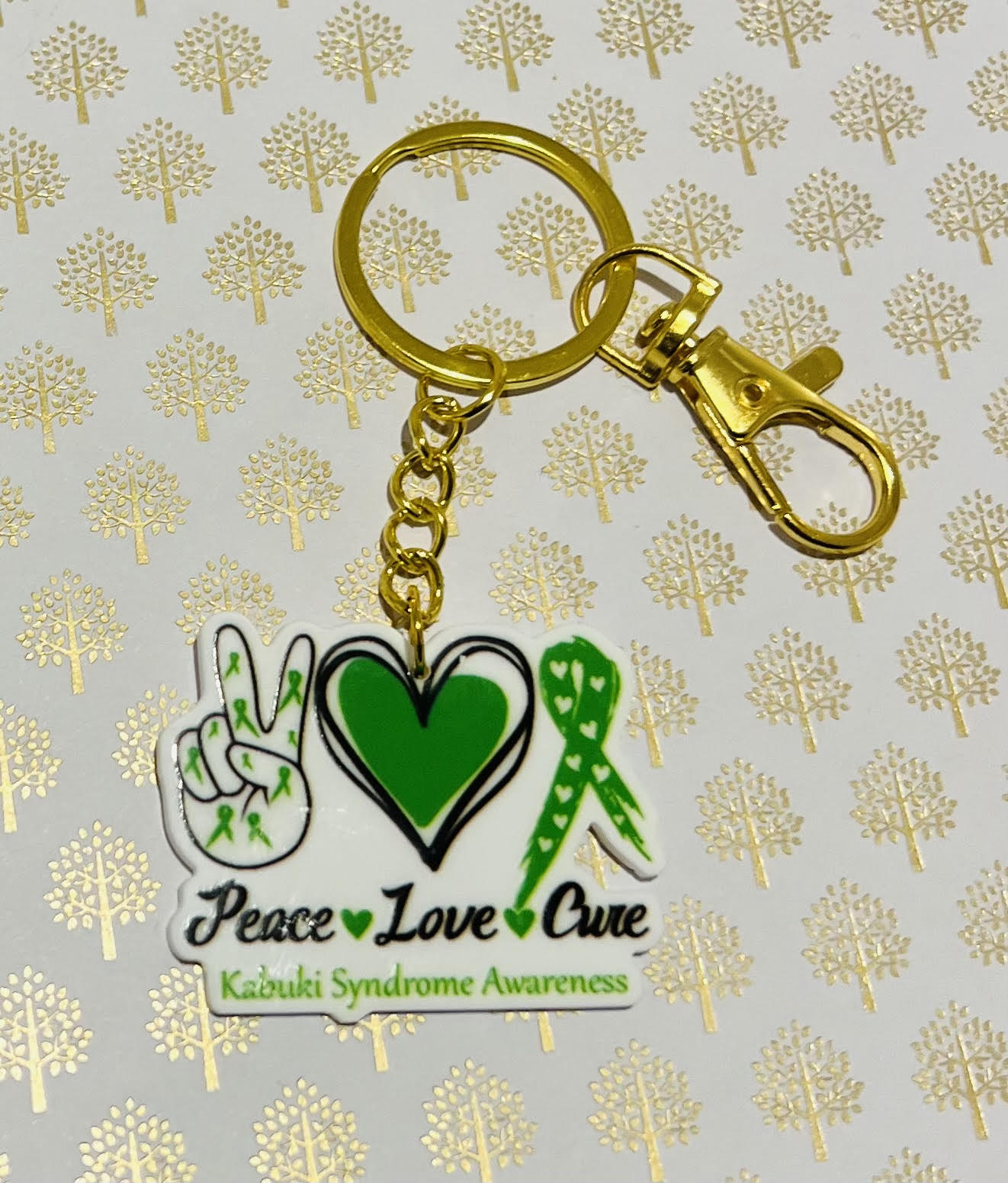 Kabuki Syndrome Awareness Keyrings