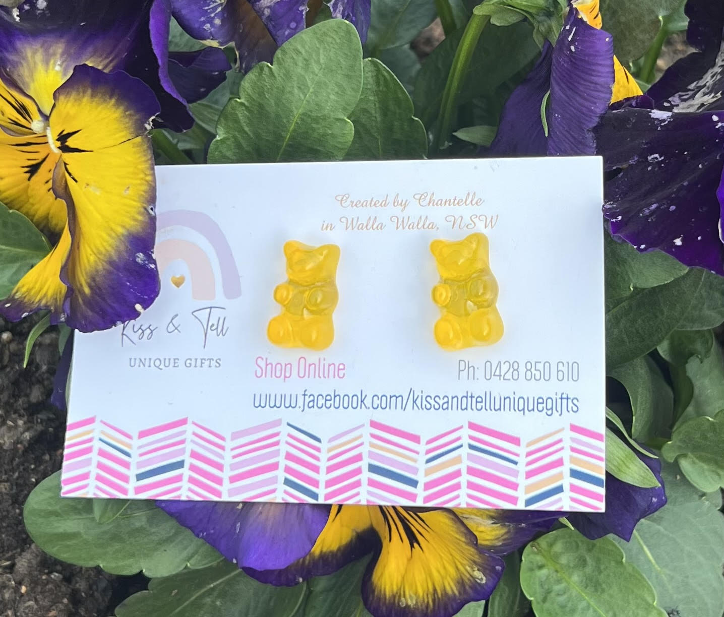 Gummi Bear Stud Earrings