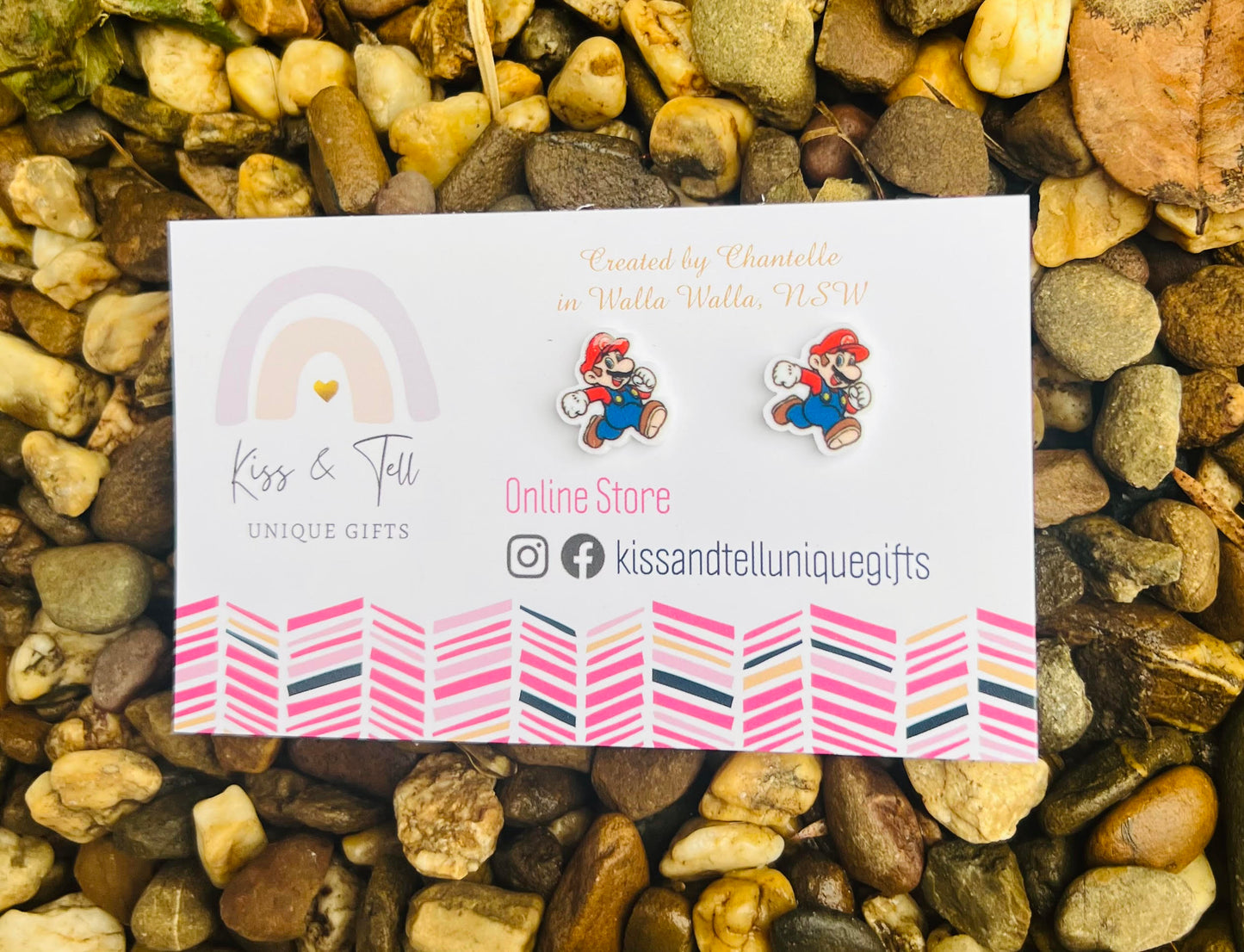 Mario Character Stud Earrings