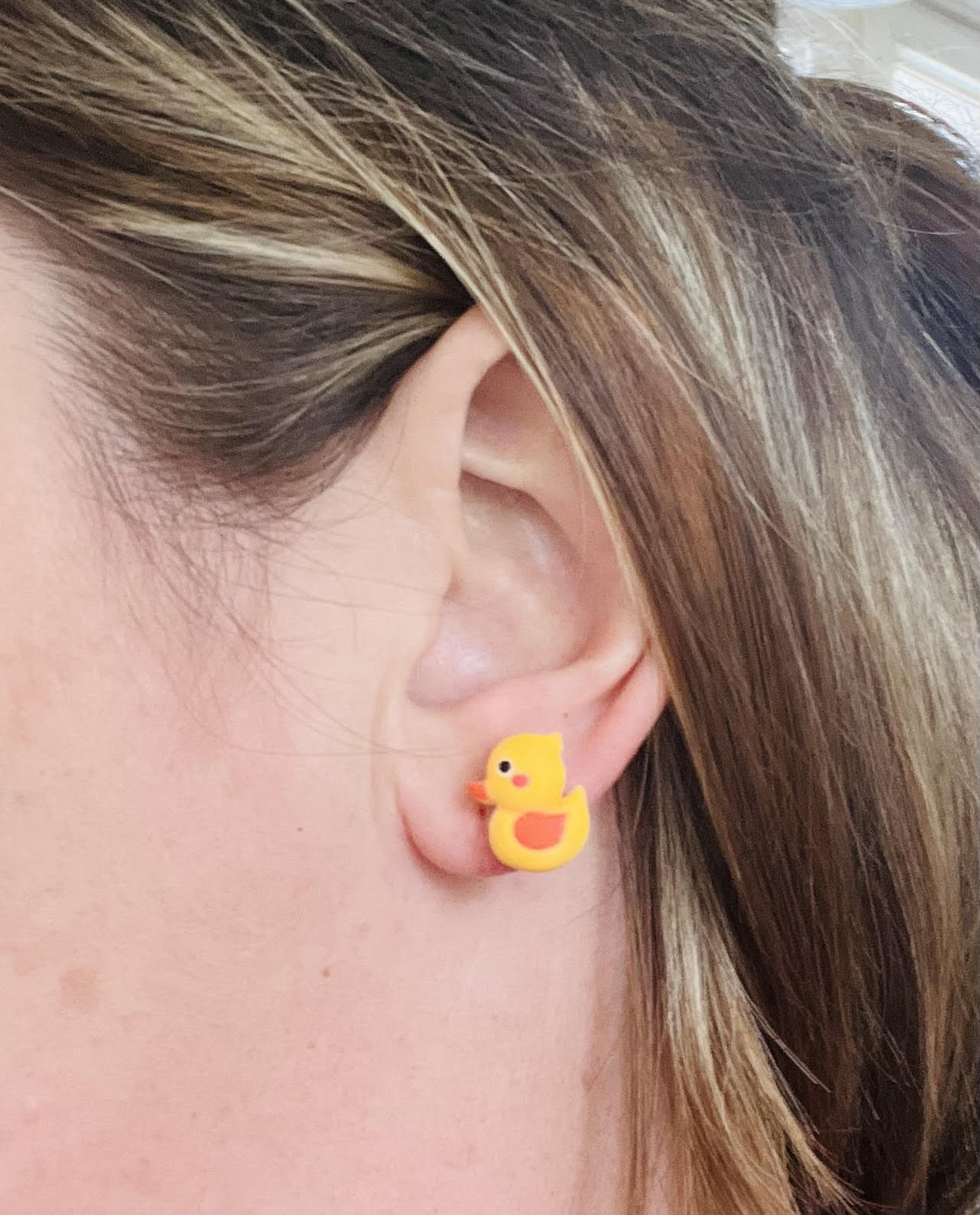 Rubber Ducky Stud Earrings