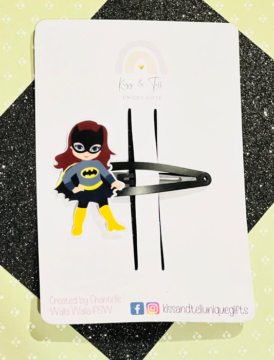 Batgirl Hair Clip