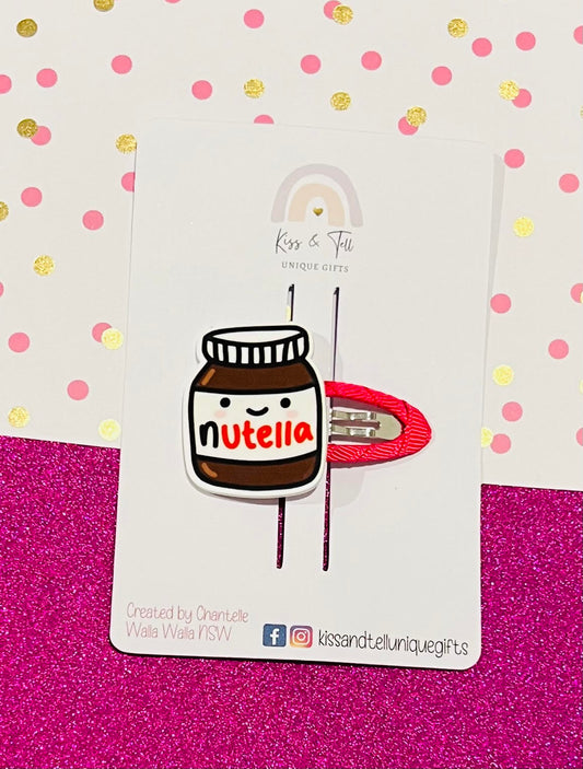 Nutella Hair Clip