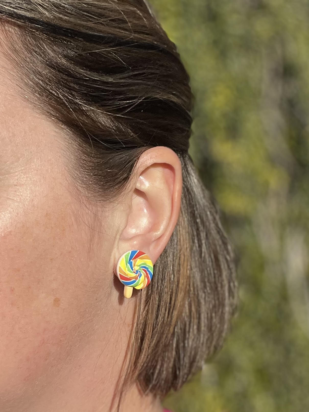 Lollipop Stud Earrings