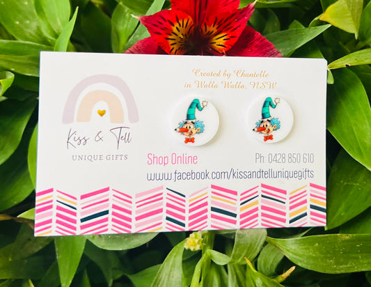 Mr Squiggle Stud Earrings