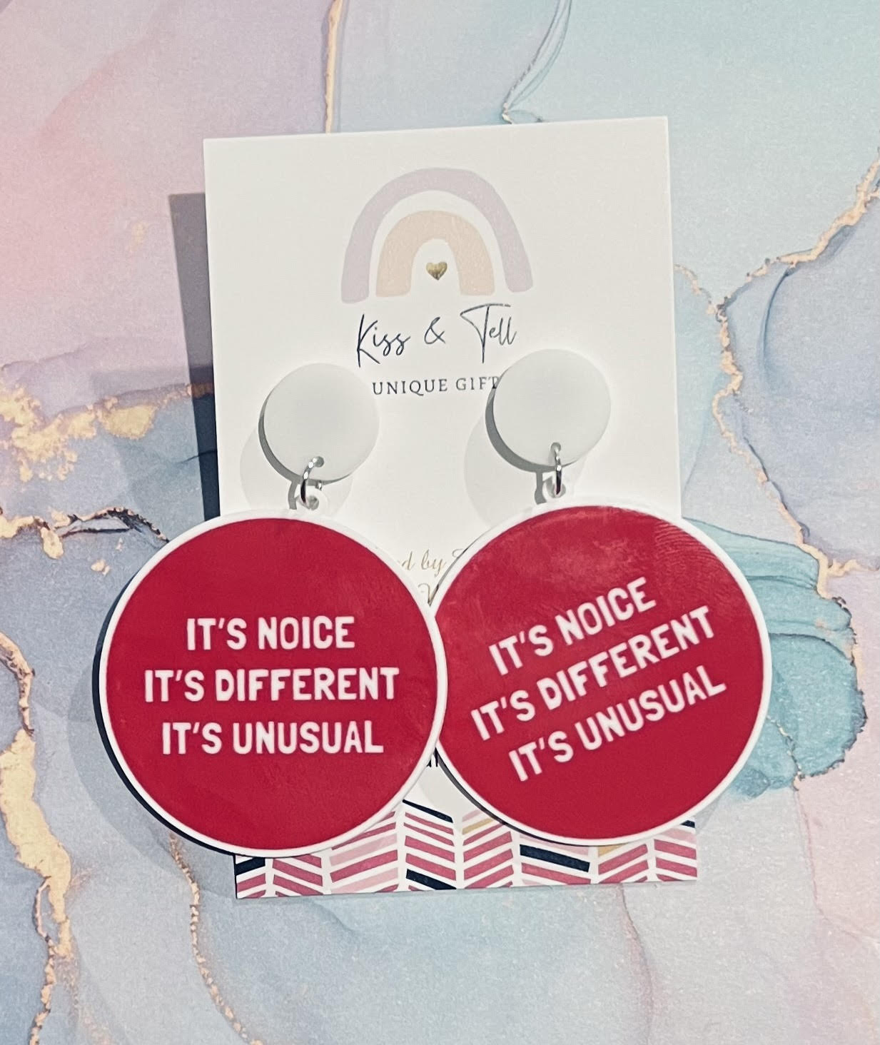 Kath & Kim Quote Earrings