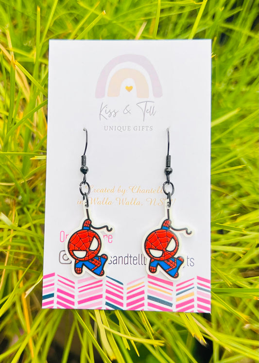 Spider-Man Dangle Earrings