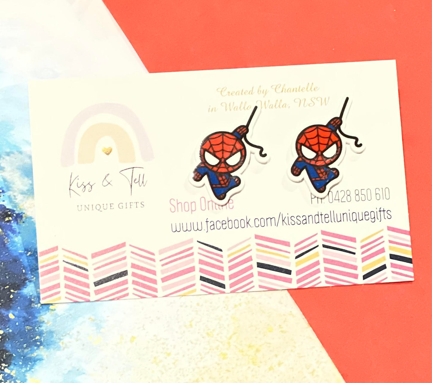 Spider-Man Stud Earrings